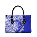 Canterbury-Bankstown Bulldogs NAIDOC Week 2026 Leather Bag Aboriginal Lizard Dot Painting - 50 Years of Deadly