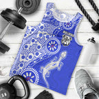 Canterbury-Bankstown Bulldogs NAIDOC Week 2026 Men Tank Top Aboriginal Lizard Dot Painting - 50 Years of Deadly