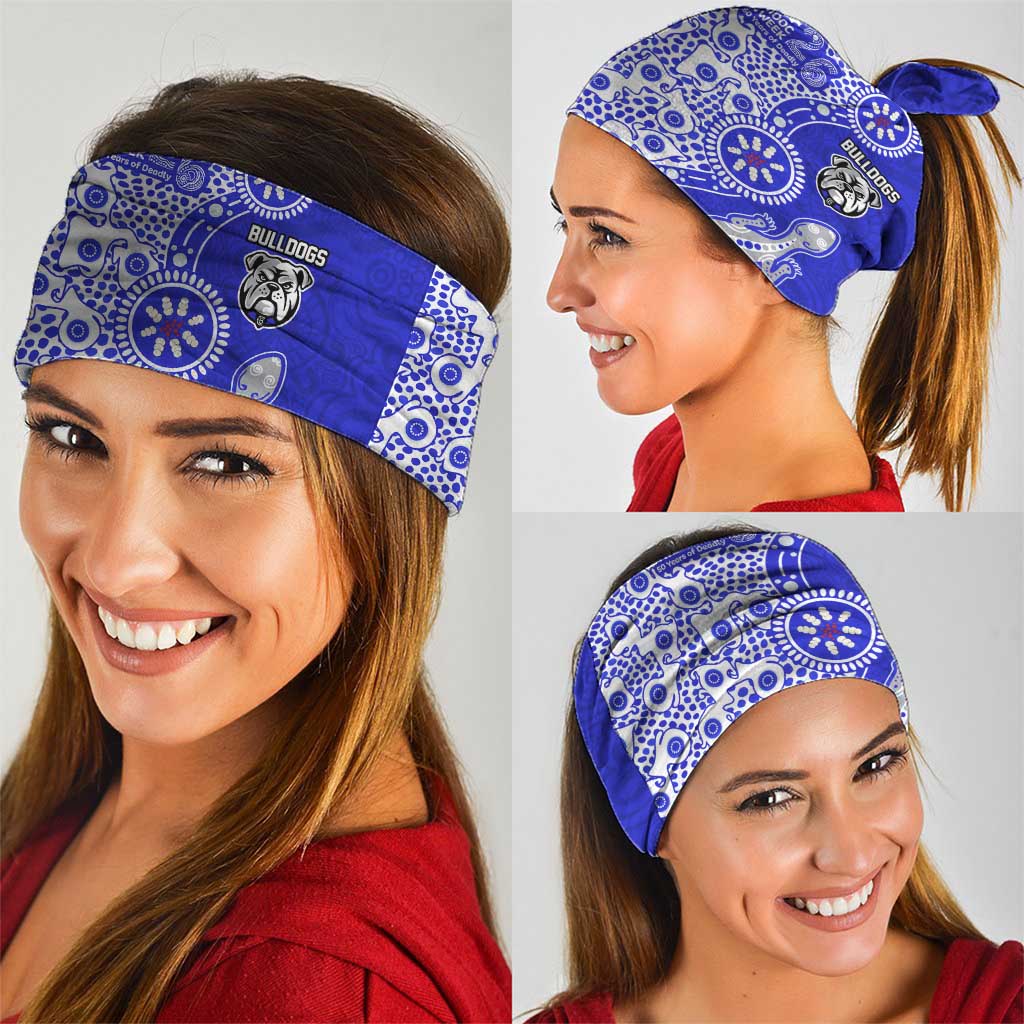 Canterbury-Bankstown Bulldogs NAIDOC Week 2026 Neck Gaiter Aboriginal Lizard Dot Painting - 50 Years of Deadly