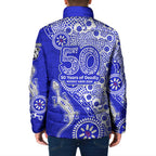 Canterbury-Bankstown Bulldogs NAIDOC Week 2026 Padded Jacket Aboriginal Lizard Dot Painting - 50 Years of Deadly