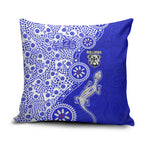 Canterbury-Bankstown Bulldogs NAIDOC Week 2026 Pillow Cover Aboriginal Lizard Dot Painting - 50 Years of Deadly