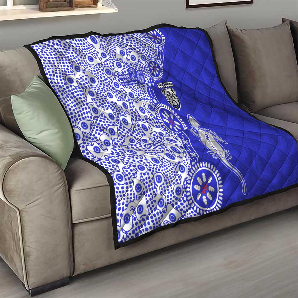 Canterbury-Bankstown Bulldogs NAIDOC Week 2026 Quilt Aboriginal Lizard Dot Painting - 50 Years of Deadly