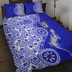 Canterbury-Bankstown Bulldogs NAIDOC Week 2026 Quilt Bed Set Aboriginal Lizard Dot Painting - 50 Years of Deadly