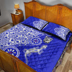 Canterbury-Bankstown Bulldogs NAIDOC Week 2026 Quilt Bed Set Aboriginal Lizard Dot Painting - 50 Years of Deadly