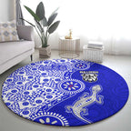 Canterbury-Bankstown Bulldogs NAIDOC Week 2026 Round Carpet Aboriginal Lizard Dot Painting - 50 Years of Deadly