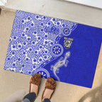 Canterbury-Bankstown Bulldogs NAIDOC Week 2026 Rubber Doormat Aboriginal Lizard Dot Painting - 50 Years of Deadly