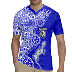 Canterbury-Bankstown Bulldogs NAIDOC Week 2026 Rugby Jersey Aboriginal Lizard Dot Painting - 50 Years of Deadly