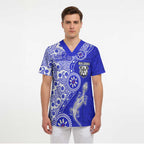 Canterbury-Bankstown Bulldogs NAIDOC Week 2026 Scrub Top Aboriginal Lizard Dot Painting - 50 Years of Deadly