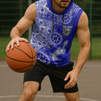 Canterbury-Bankstown Bulldogs NAIDOC Week 2026 Sleeveless Hoodie Aboriginal Lizard Dot Painting - 50 Years of Deadly