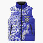 Canterbury-Bankstown Bulldogs NAIDOC Week 2026 Sleeveless Puffer Jacket Aboriginal Lizard Dot Painting - 50 Years of Deadly