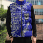 Canterbury-Bankstown Bulldogs NAIDOC Week 2026 Sleeveless Puffer Jacket Aboriginal Lizard Dot Painting - 50 Years of Deadly