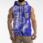 Canterbury-Bankstown Bulldogs NAIDOC Week 2026 Sleeveless Zip Hoodie Aboriginal Lizard Dot Painting - 50 Years of Deadly