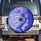 Canterbury-Bankstown Bulldogs NAIDOC Week 2026 Spare Tire Cover Aboriginal Lizard Dot Painting - 50 Years of Deadly