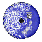 Canterbury-Bankstown Bulldogs NAIDOC Week 2026 Spare Tire Cover Aboriginal Lizard Dot Painting - 50 Years of Deadly