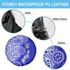 Canterbury-Bankstown Bulldogs NAIDOC Week 2026 Spare Tire Cover Aboriginal Lizard Dot Painting - 50 Years of Deadly