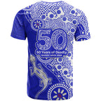 Canterbury-Bankstown Bulldogs NAIDOC Week 2026 T Shirt Aboriginal Lizard Dot Painting - 50 Years of Deadly