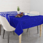 Canterbury-Bankstown Bulldogs NAIDOC Week 2026 Tablecloth Aboriginal Lizard Dot Painting - 50 Years of Deadly