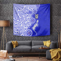 Canterbury-Bankstown Bulldogs NAIDOC Week 2026 Tapestry Aboriginal Lizard Dot Painting - 50 Years of Deadly