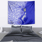 Canterbury-Bankstown Bulldogs NAIDOC Week 2026 Tapestry Aboriginal Lizard Dot Painting - 50 Years of Deadly