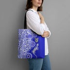 Canterbury-Bankstown Bulldogs NAIDOC Week 2026 Tote Bag Aboriginal Lizard Dot Painting - 50 Years of Deadly