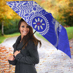 Canterbury-Bankstown Bulldogs NAIDOC Week 2026 Umbrella Aboriginal Lizard Dot Painting - 50 Years of Deadly