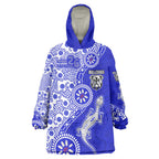Canterbury-Bankstown Bulldogs NAIDOC Week 2026 Wearable Blanket Hoodie Aboriginal Lizard Dot Painting - 50 Years of Deadly