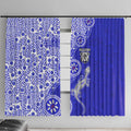 Canterbury-Bankstown Bulldogs NAIDOC Week 2026 Window Curtain Aboriginal Lizard Dot Painting - 50 Years of Deadly