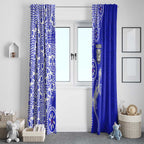Canterbury-Bankstown Bulldogs NAIDOC Week 2026 Window Curtain Aboriginal Lizard Dot Painting - 50 Years of Deadly
