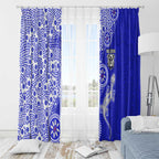 Canterbury-Bankstown Bulldogs NAIDOC Week 2026 Window Curtain Aboriginal Lizard Dot Painting - 50 Years of Deadly