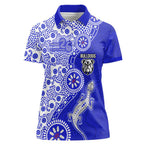 Canterbury-Bankstown Bulldogs NAIDOC Week 2026 Women Polo Shirt Aboriginal Lizard Dot Painting - 50 Years of Deadly