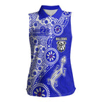 Canterbury-Bankstown Bulldogs NAIDOC Week 2026 Women Sleeveless Polo Shirt Aboriginal Lizard Dot Painting - 50 Years of Deadly