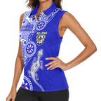 Canterbury-Bankstown Bulldogs NAIDOC Week 2026 Women Sleeveless Polo Shirt Aboriginal Lizard Dot Painting - 50 Years of Deadly