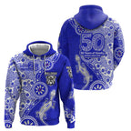 Canterbury-Bankstown Bulldogs NAIDOC Week 2026 Zip Hoodie Aboriginal Lizard Dot Painting - 50 Years of Deadly
