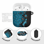 Cronulla-Sutherland Sharks NAIDOC Week 2026 AirPods Case Aboriginal Lizard Dot Painting - 50 Years of Deadly