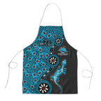 Cronulla-Sutherland Sharks NAIDOC Week 2026 Apron Aboriginal Lizard Dot Painting - 50 Years of Deadly