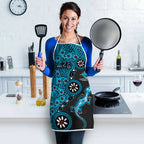 Cronulla-Sutherland Sharks NAIDOC Week 2026 Apron Aboriginal Lizard Dot Painting - 50 Years of Deadly