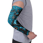 Cronulla-Sutherland Sharks NAIDOC Week 2026 Arm Sleeves Aboriginal Lizard Dot Painting - 50 Years of Deadly