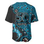 Cronulla-Sutherland Sharks NAIDOC Week 2026 Baseball Jersey Aboriginal Lizard Dot Painting - 50 Years of Deadly