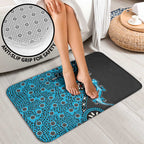 Cronulla-Sutherland Sharks NAIDOC Week 2026 Bathroom Set Aboriginal Lizard Dot Painting - 50 Years of Deadly