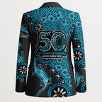 Cronulla-Sutherland Sharks NAIDOC Week 2026 Blazer Aboriginal Lizard Dot Painting - 50 Years of Deadly