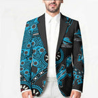 Cronulla-Sutherland Sharks NAIDOC Week 2026 Blazer Aboriginal Lizard Dot Painting - 50 Years of Deadly