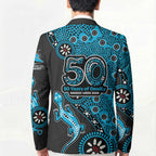 Cronulla-Sutherland Sharks NAIDOC Week 2026 Blazer Aboriginal Lizard Dot Painting - 50 Years of Deadly