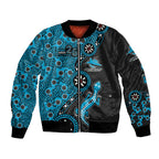 Cronulla-Sutherland Sharks NAIDOC Week 2026 Bomber Jacket Aboriginal Lizard Dot Painting - 50 Years of Deadly
