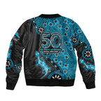 Cronulla-Sutherland Sharks NAIDOC Week 2026 Bomber Jacket Aboriginal Lizard Dot Painting - 50 Years of Deadly