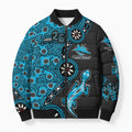 Cronulla-Sutherland Sharks NAIDOC Week 2026 Bomber Puffer Jacket Aboriginal Lizard Dot Painting - 50 Years of Deadly