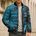 Cronulla-Sutherland Sharks NAIDOC Week 2026 Bomber Puffer Jacket Aboriginal Lizard Dot Painting - 50 Years of Deadly