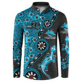 Cronulla-Sutherland Sharks NAIDOC Week 2026 Button Sweatshirt Aboriginal Lizard Dot Painting - 50 Years of Deadly