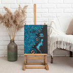 Cronulla-Sutherland Sharks NAIDOC Week 2026 Canvas Wall Art Aboriginal Lizard Dot Painting - 50 Years of Deadly