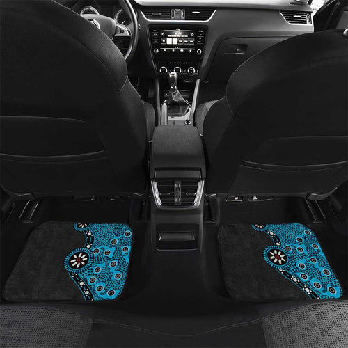 Cronulla-Sutherland Sharks NAIDOC Week 2026 Car Mats Aboriginal Lizard Dot Painting - 50 Years of Deadly