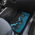 Cronulla-Sutherland Sharks NAIDOC Week 2026 Car Mats Aboriginal Lizard Dot Painting - 50 Years of Deadly